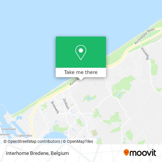 Interhome Bredene map