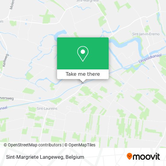 Sint-Margriete Langeweg map