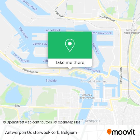 Antwerpen Oosterweel-Kerk map