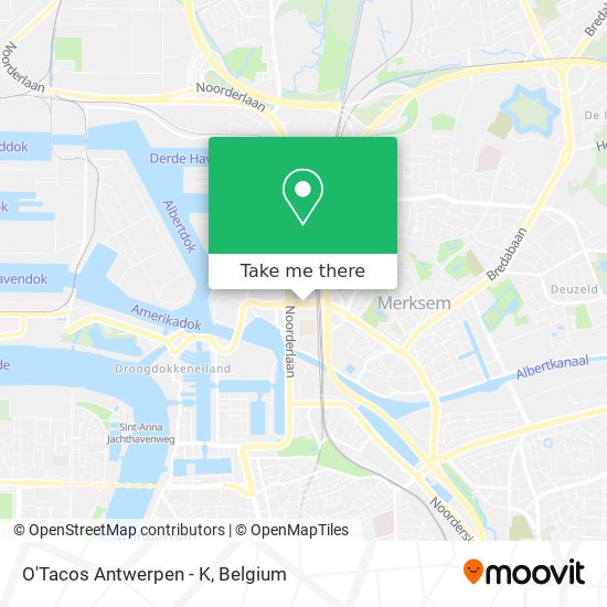 O'Tacos Antwerpen - K map