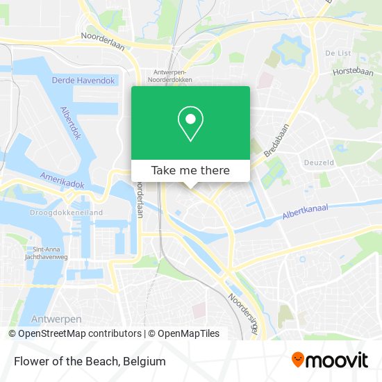 Flower of the Beach map