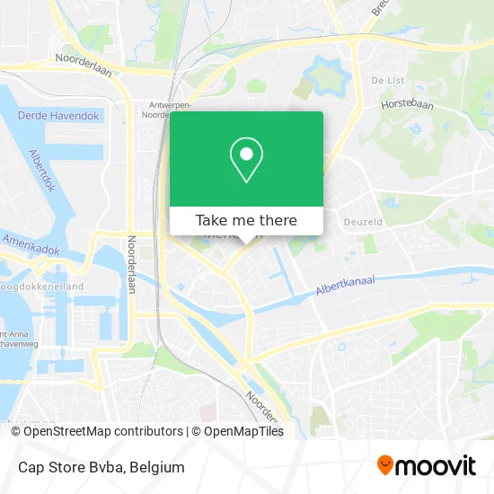Cap Store Bvba map