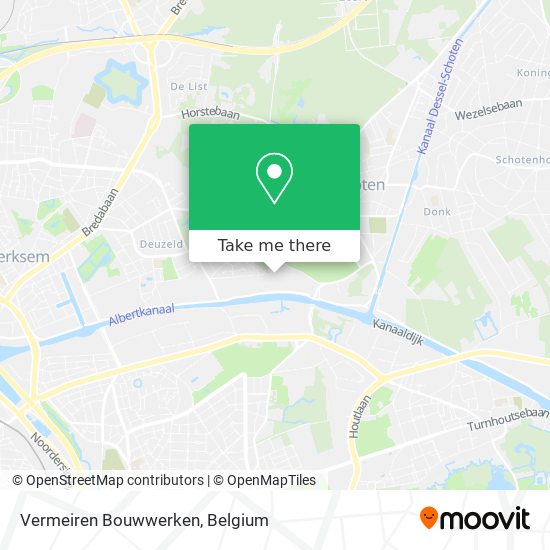 Vermeiren Bouwwerken map