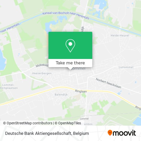 Deutsche Bank Aktiengesellschaft map