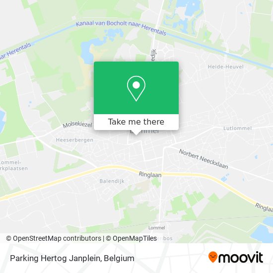 Parking Hertog Janplein map