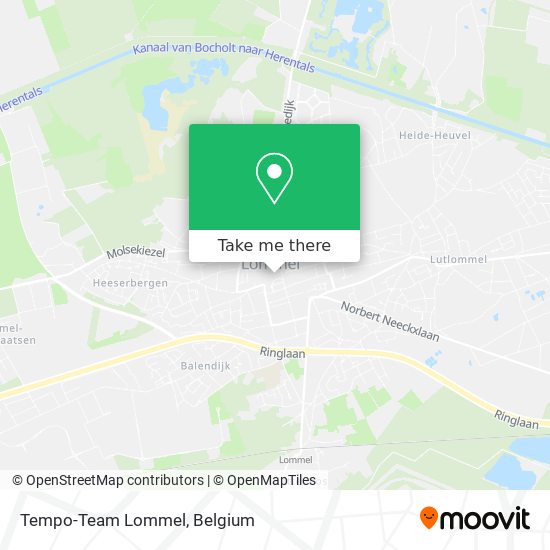 Tempo-Team Lommel map