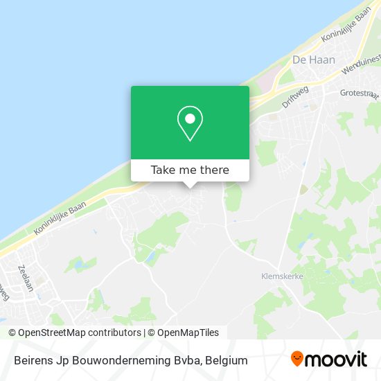 Beirens Jp Bouwonderneming Bvba map