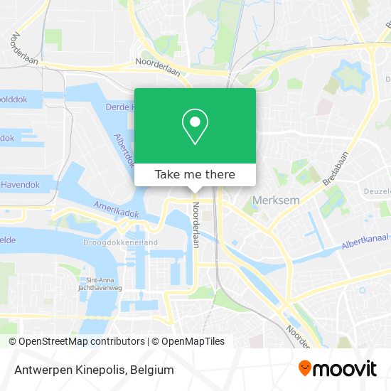 Antwerpen Kinepolis plan