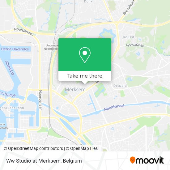 Ww Studio at Merksem map