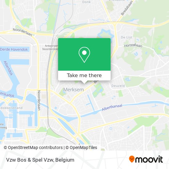 Vzw Bos & Spel Vzw plan