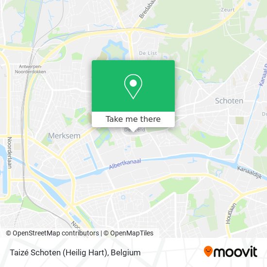 Taizé Schoten (Heilig Hart) map