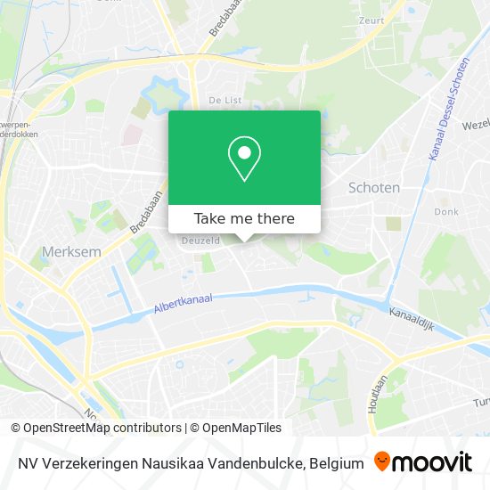 NV Verzekeringen Nausikaa Vandenbulcke map