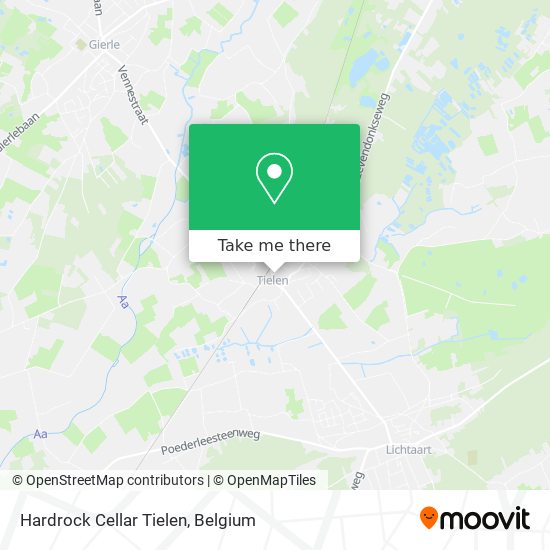 Hardrock Cellar Tielen map