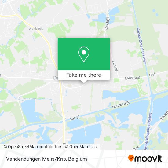 Vandendungen-Melis/Kris map