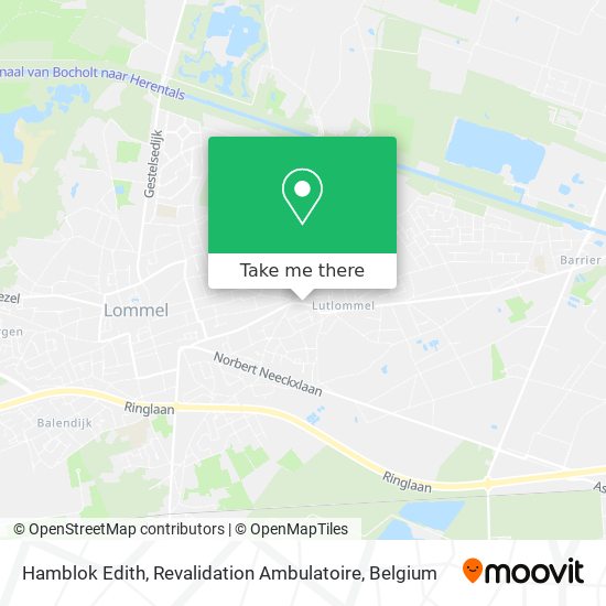 Hamblok Edith, Revalidation Ambulatoire map