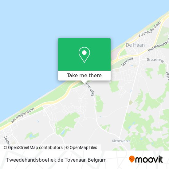 Tweedehandsboetiek de Tovenaar map