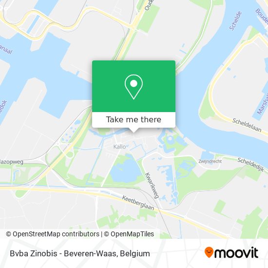 Bvba Zinobis - Beveren-Waas map