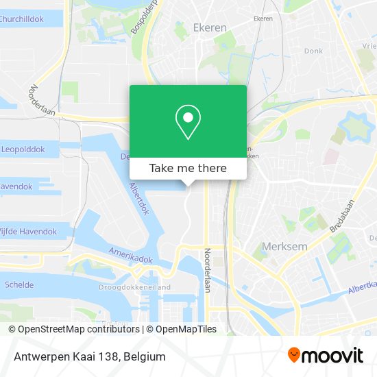 Antwerpen Kaai 138 map