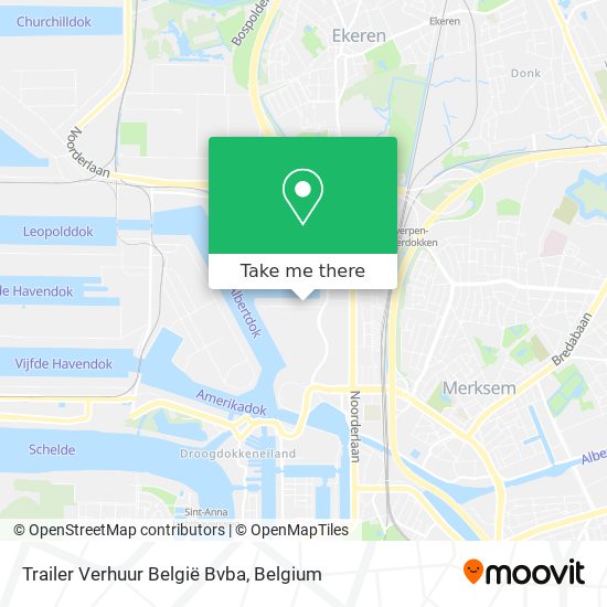 Trailer Verhuur België Bvba map