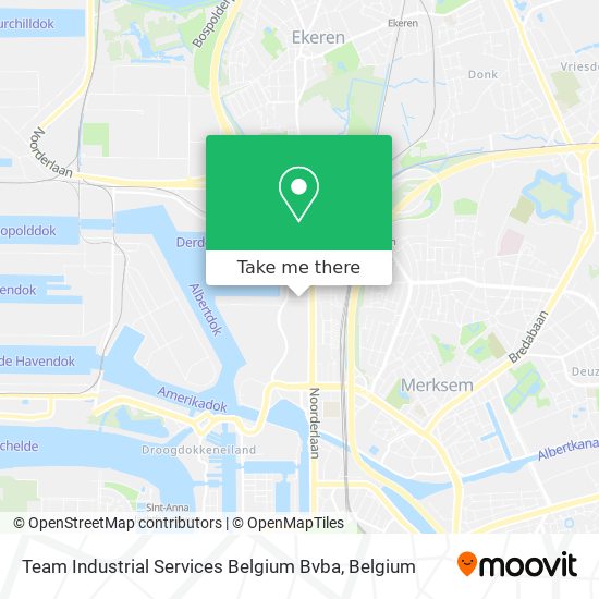 Team Industrial Services Belgium Bvba map