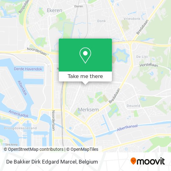 De Bakker Dirk Edgard Marcel map