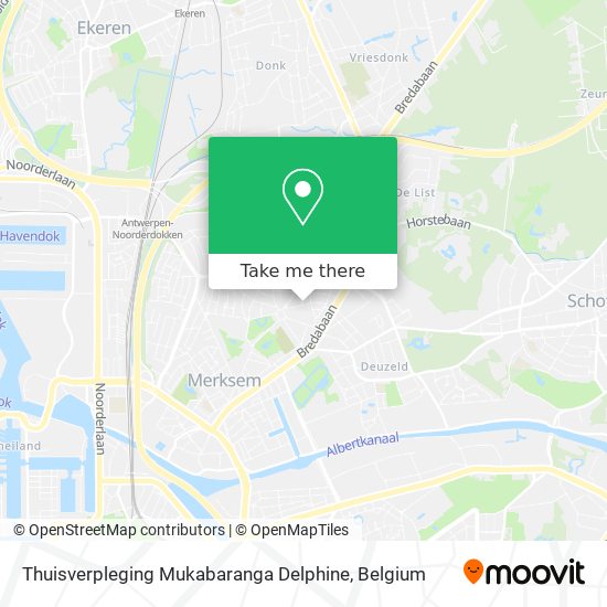 Thuisverpleging Mukabaranga Delphine map