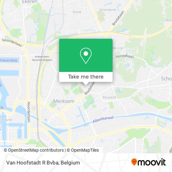 Van Hoofstadt R Bvba map