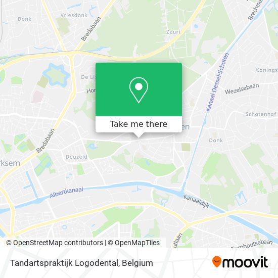 Tandartspraktijk Logodental map