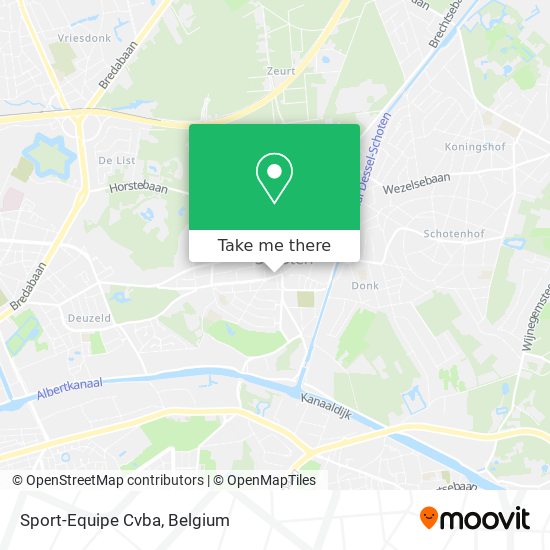 Sport-Equipe Cvba map