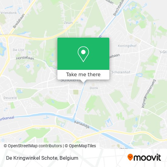 De Kringwinkel Schote plan