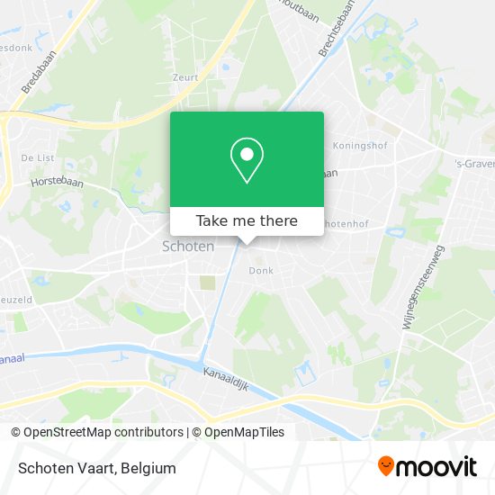 Schoten Vaart map