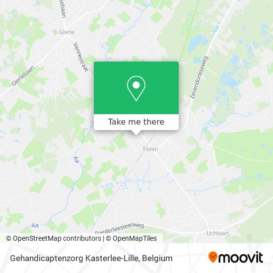 Gehandicaptenzorg Kasterlee-Lille map