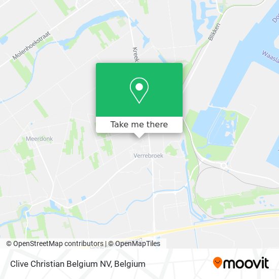 Clive Christian Belgium NV map