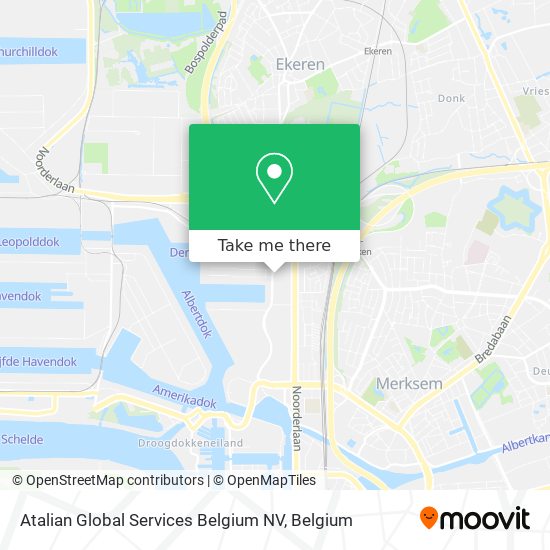 Atalian Global Services Belgium NV map