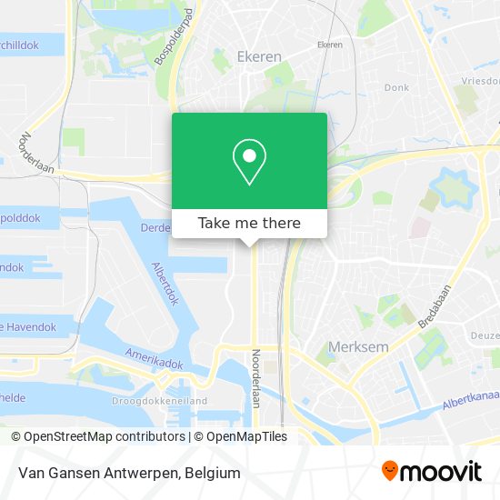 Van Gansen Antwerpen map