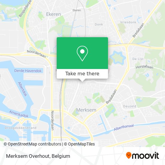 Merksem Overhout map