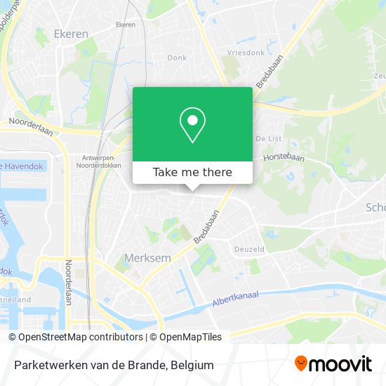 Parketwerken van de Brande plan