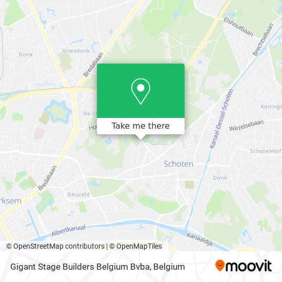 Gigant Stage Builders Belgium Bvba map