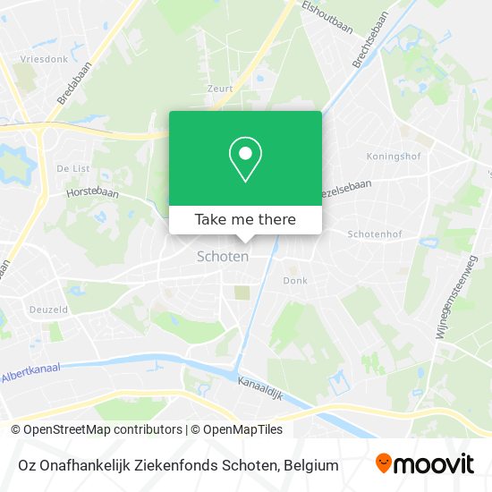 Oz Onafhankelijk Ziekenfonds Schoten map