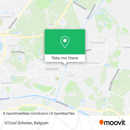 O'Cool Schoten map