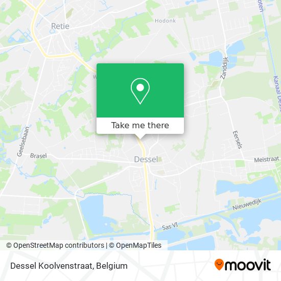 Dessel Koolvenstraat map