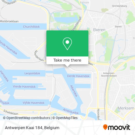 Antwerpen Kaai 184 plan