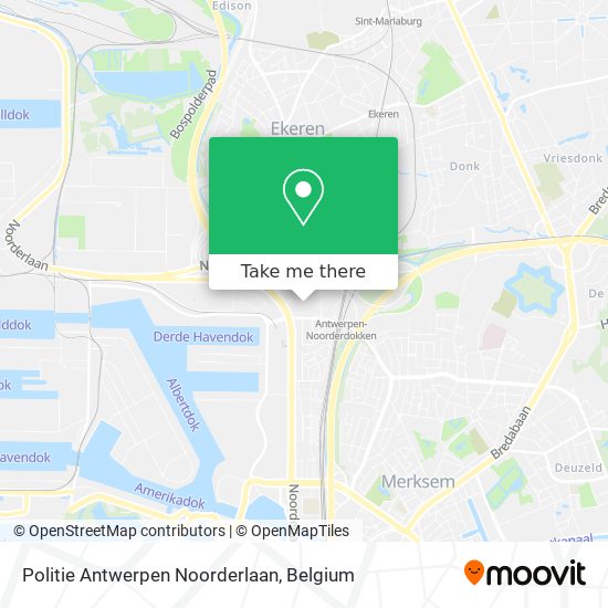 Politie Antwerpen Noorderlaan map