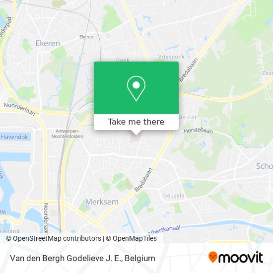 Van den Bergh Godelieve J. E. map