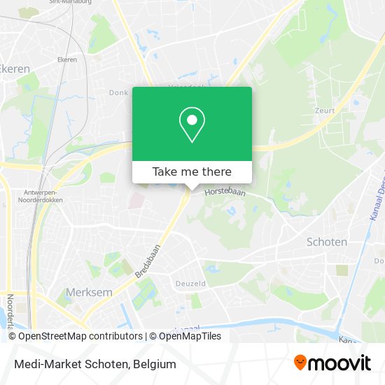 Medi-Market Schoten plan