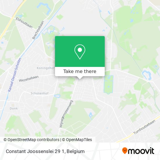 Constant Joossenslei 29 1 plan