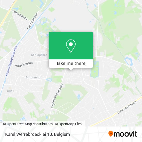 Karel Werrebroecklei 10 plan