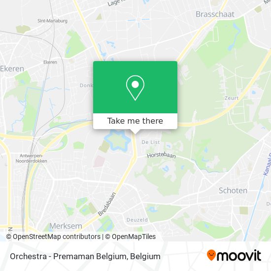 Orchestra - Premaman Belgium plan