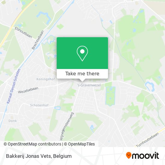 Bakkerij Jonas Vets plan