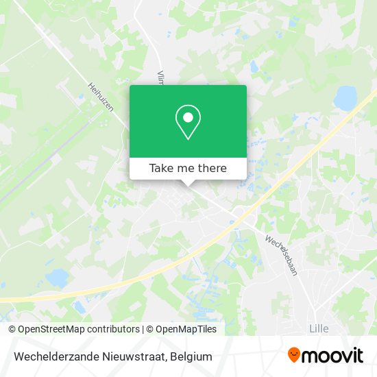 Wechelderzande Nieuwstraat map